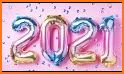 Next SMS happy new year 2021 skin related image