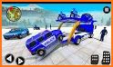 Grand Police Prado Car Transport Truck Games related image