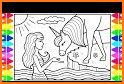 Mermaid Coloring:Kids Coloring related image