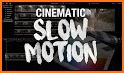 Slow motion: cut, edit video related image