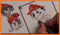 Coloring Paw Patrol Dog related image