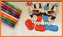 Coloring Cuphead Book Game related image