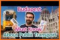 Public transport map Budapest related image