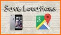 Save Location gps related image