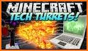 Turret Minecraft mod related image