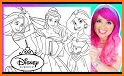 Princess Coloring Page game related image