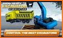 Heavy Snow Plow Excavator Simulator Game 2019 related image