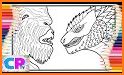 Godzilla Vs Kong Coloring Book related image