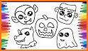 Learn to Draw Halloween: Drawing, Color Book Pages related image