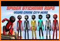 Stickman Spider Rope Hero City Gangstar Crime related image