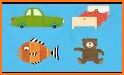 Animals first words, game for toddlers from 1 year related image