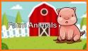 Animals first words, game for toddlers from 1 year related image