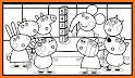 Art peppa Coloring pig Cartoon related image