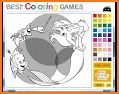 Mermaid coloring games related image