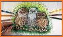 Owl & Flower🦉Color Master Coloring Book Package related image