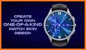 Neon analog watch face related image