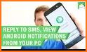 Pushbullet - SMS on PC related image