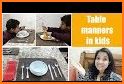 Table Manners - eating habit kids related image