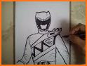 How to Draw Power Rangers Step by Step related image