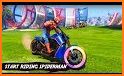 Superhero Tricky Bike Stunt Racing Games Kids Game related image