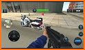 US Police Bike Gangster Chase: FPS Shooting Games related image