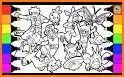 pokemon coloring book for kids related image