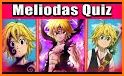 Anime Nanatsu no taizai The seven deadly sins Quiz related image