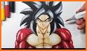 Draw Goku Super Saiyan - Steps by Steps related image