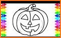 Coloring Halloween for kids related image