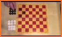 Checkers game : Draught , Dame board game related image