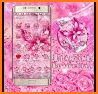 Glittering Diamond Flower Keyboard Theme related image