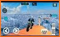 Motorcycle Impossible Ramp Mega stunts: 3D tracks related image