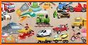 Kids Vehicles: Construction Lite toddler puzzle related image