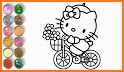 Color by Number with Hello Kitty related image