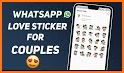 Wasticker love for Whatsapp related image