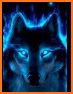 Neon Colorful Wolf Theme related image