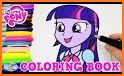 Little Pony Coloring Book related image