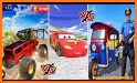 Superhero Tuk Tuk Rickshaw: Stunt Driving Games related image