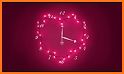 Diamonds Love Clock Live Wallpaper related image