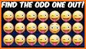 Find The Odd One Emoji Puzzle related image