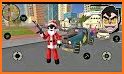 Green Santa Stickman Rope Hero Crime Simulator related image