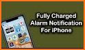 Battery full charge notification related image