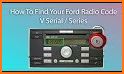 Ford Radio Codes - M & V Serial Radio Unlock Codes related image