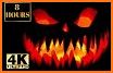 Creepy Pumpkin Keyboard Background related image