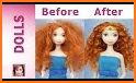 Valentine Doll Hair Do Design related image