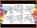 Vehicles Coloring Book related image