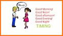 Good Morning Afternoon Evening Night Greeting Card related image