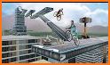 Rooftop Bicycle stunts - BMX street rider related image