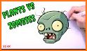 Coloring plants vs zombies related image