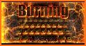 Live Burning Rose Skull Keyboard Theme related image